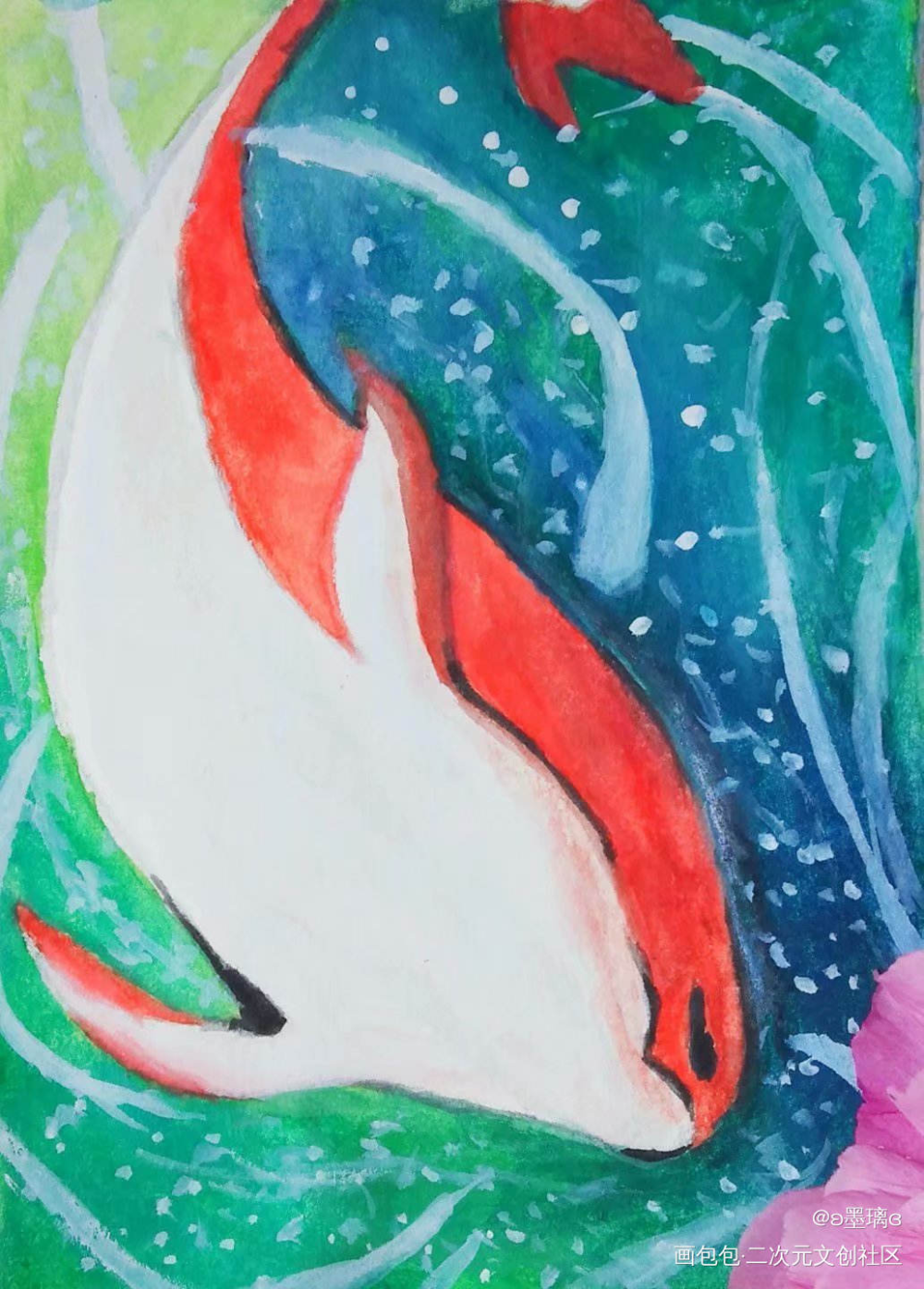 鲲_大鱼海棠立绘插画原创绘画作品