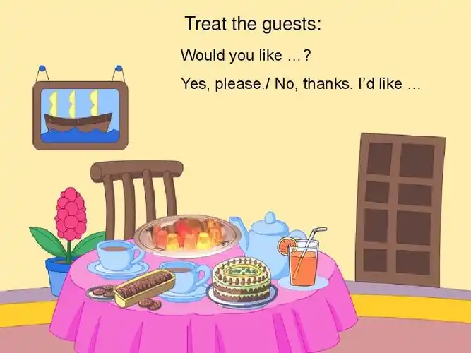 yes, please./ no, thanks. id like