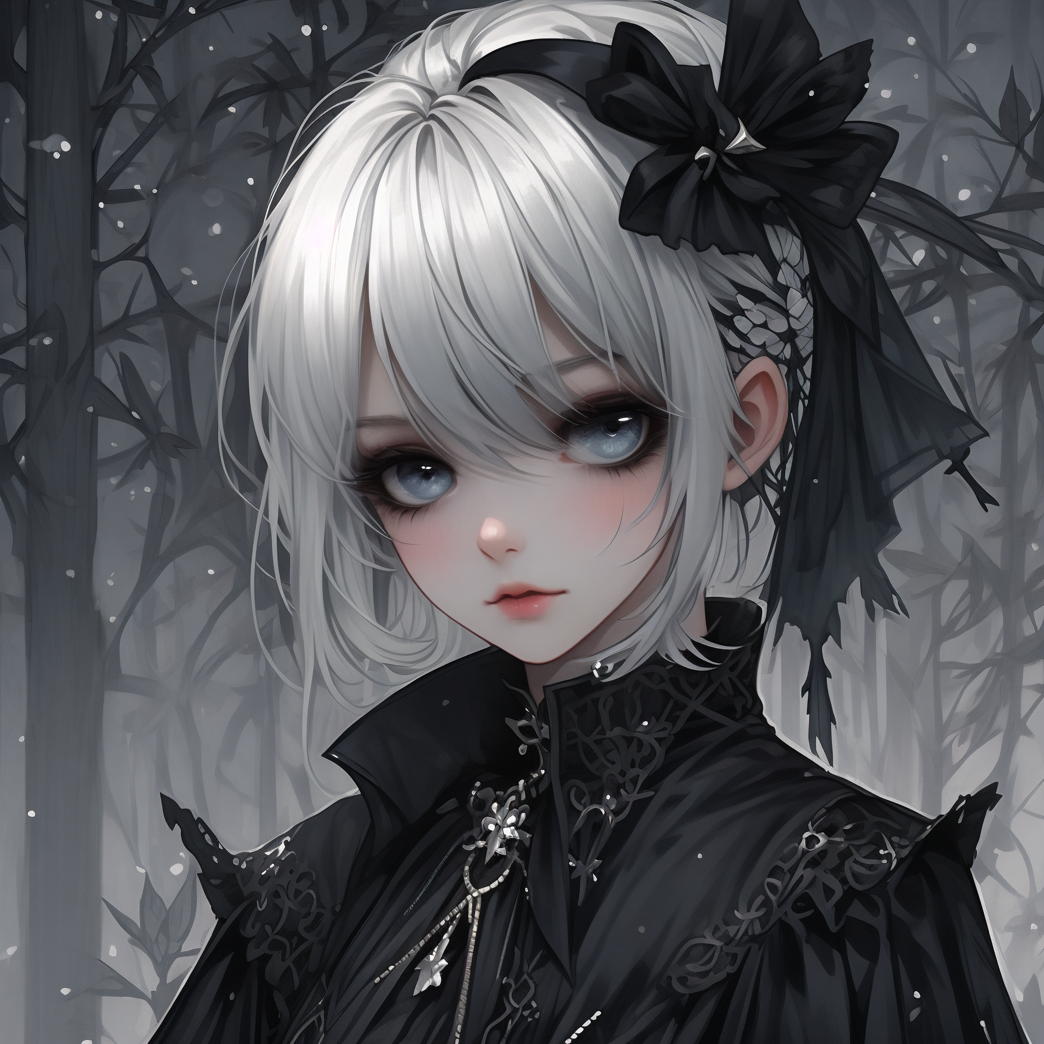 92 这次给大家带来一组暗黑风格的恐怖头像,每个都超有氛围!