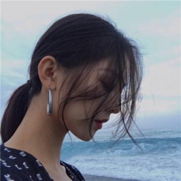 女生2022唯美好看侧面头像侧脸带着淡淡的忧伤与厌世