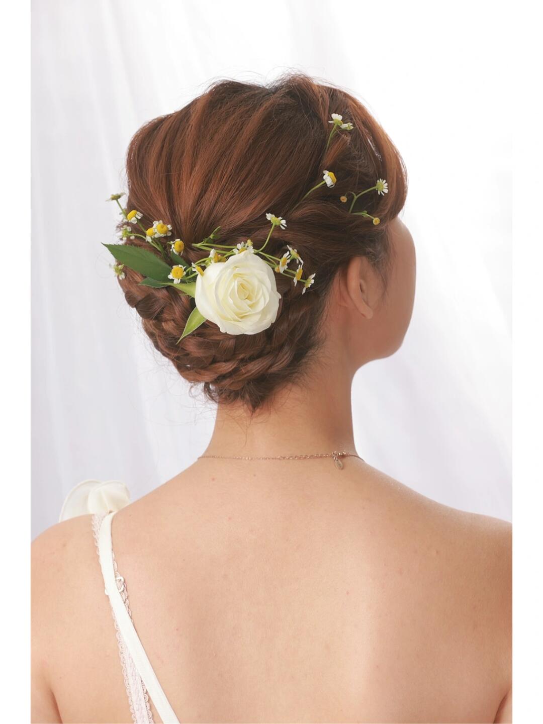 自然清新新娘发型