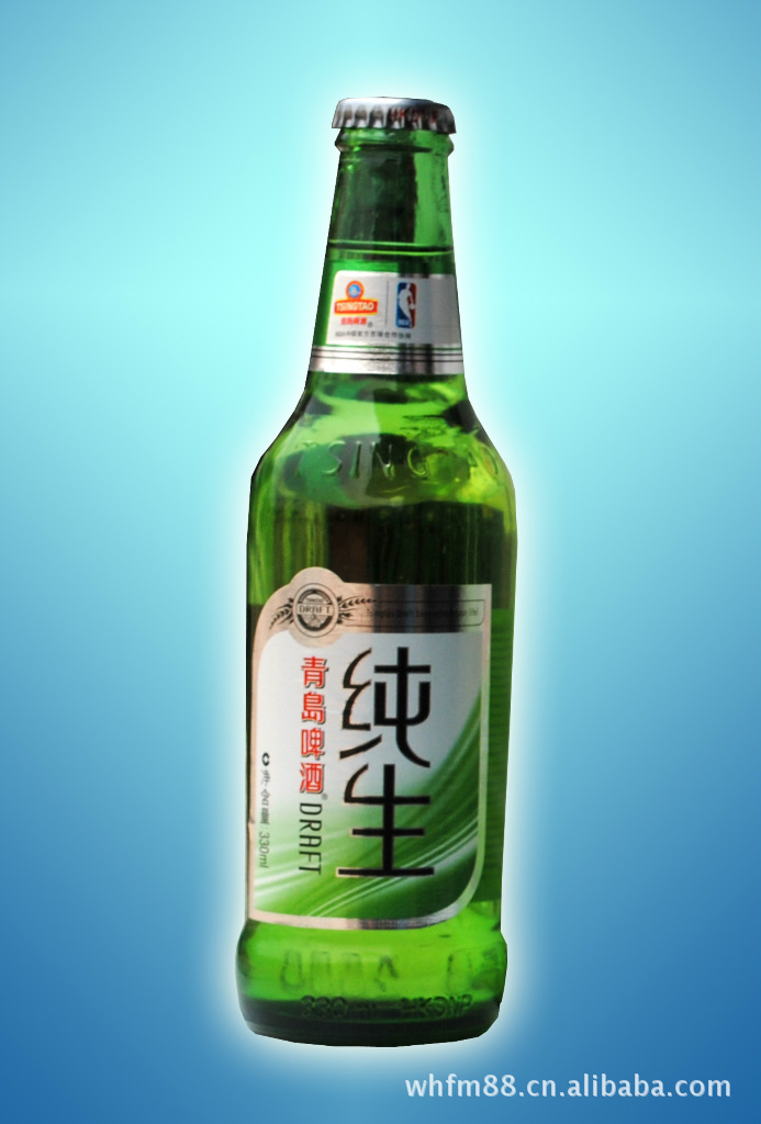 经销批发 青岛淡爽啤酒 青岛醇厚瓶装50