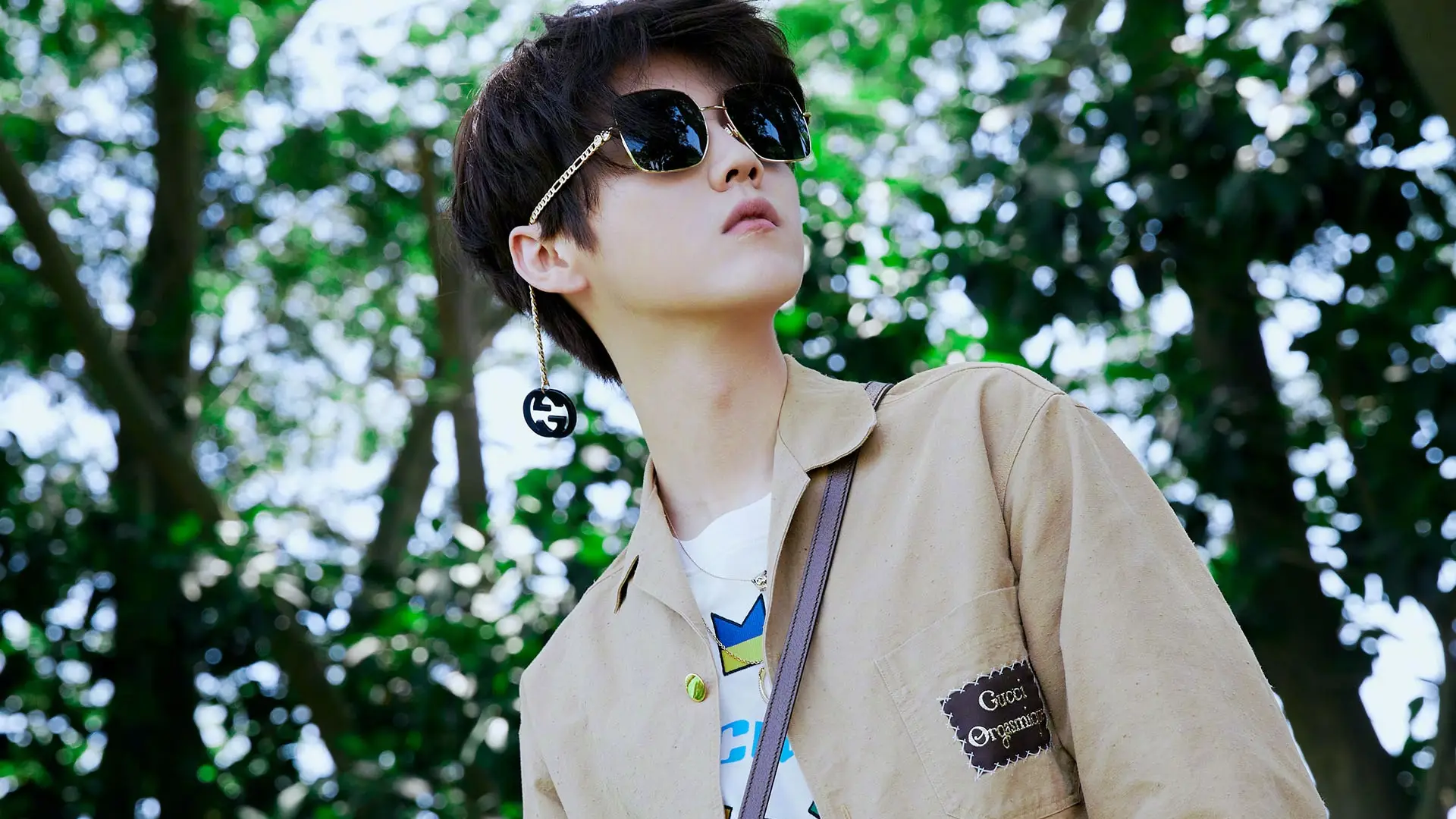 原创鹿晗男扮女装一头金色长假发亮相网友直呼美女你谁