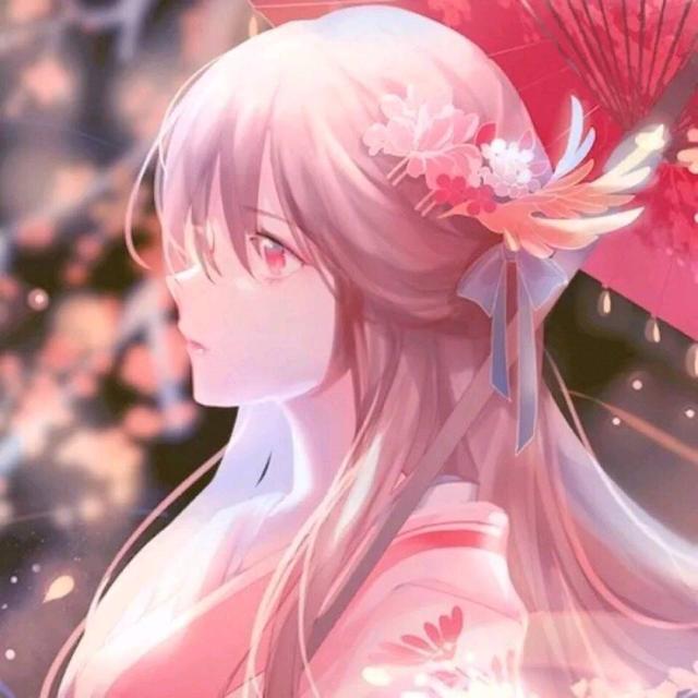 如此绝美的侧颜动漫女生头像合集,你确定不来一张