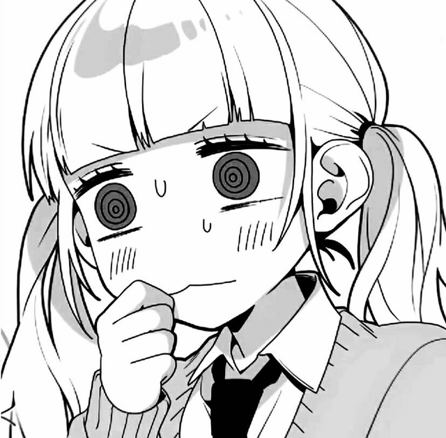 进来拿丧系 黑白日系漫画动漫女生头像