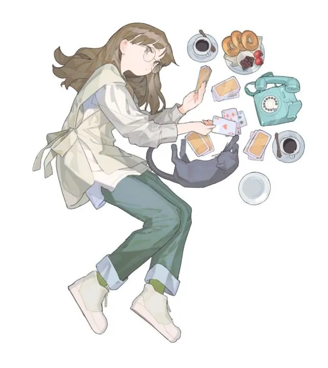 插画超好看日系小姐姐动漫插画日本画师あすぱら