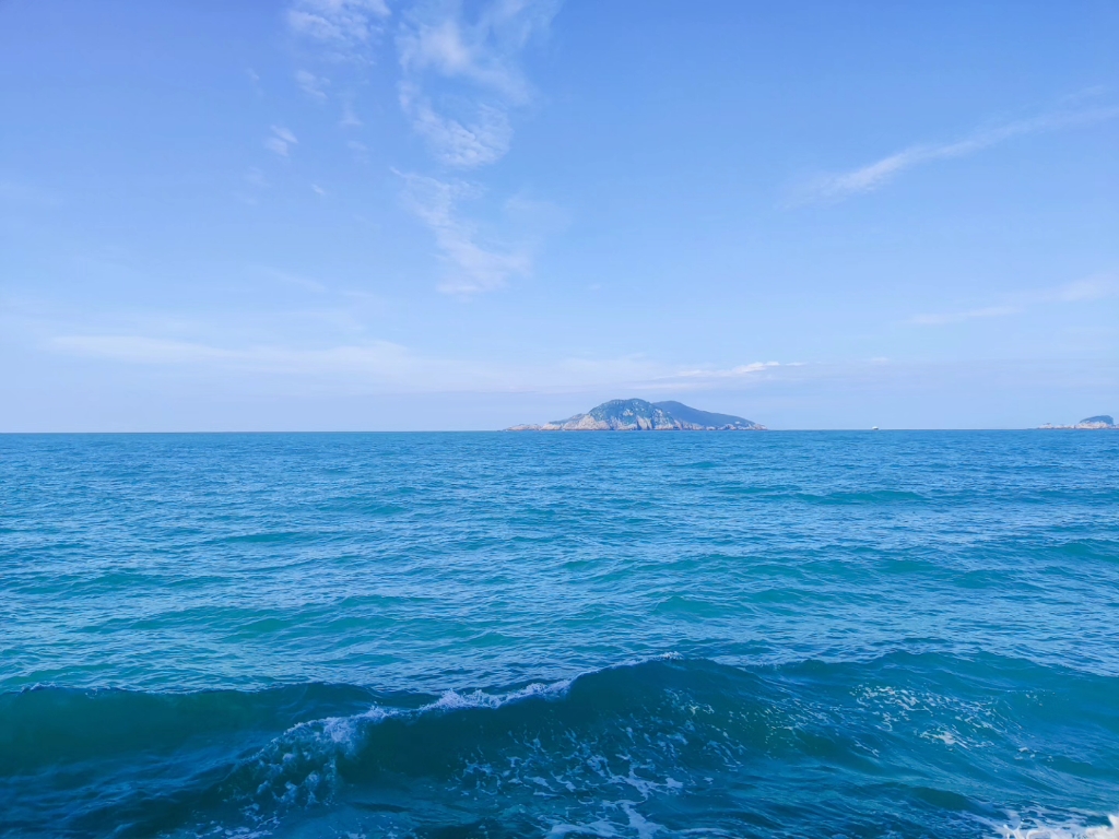 海上美景真多,哈哈哈