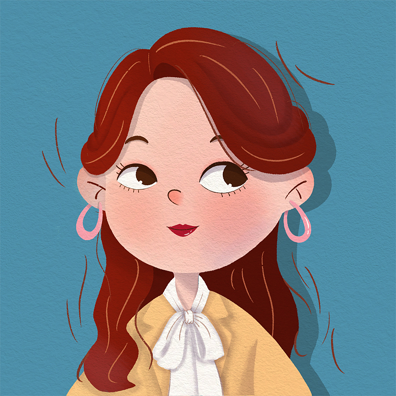 《华灯初上》复古人物头像_一只慢杨杨-站酷zcool