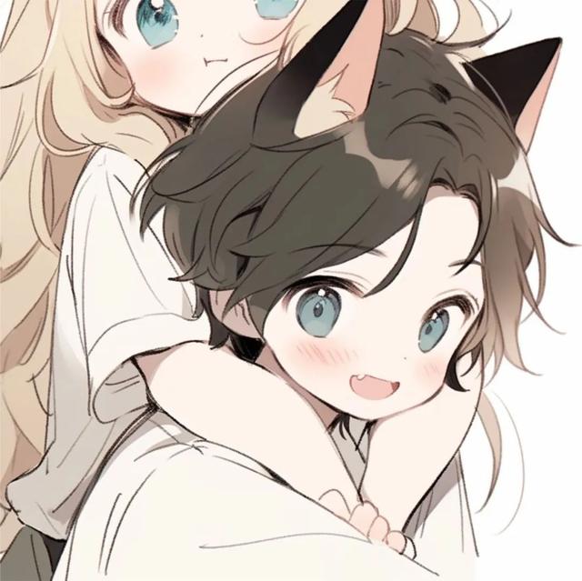 全网超火爆的情侣头像