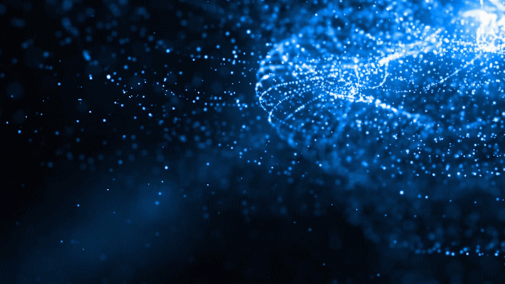 蓝色科技线条粒子gif