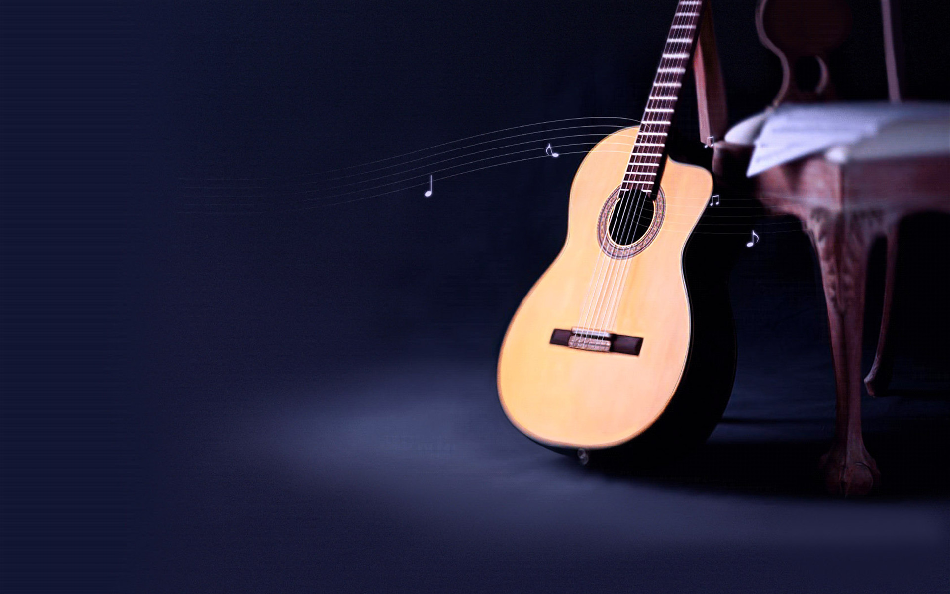 文艺青年最爱的治愈系吉他唯美图片桌面壁纸高清下载第二辑