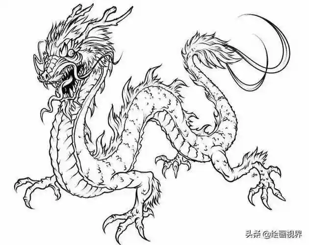 龙怎么画30秒教你画一条龙