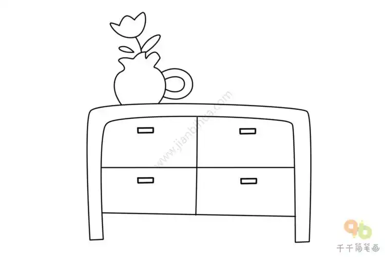 柜子简笔画图解