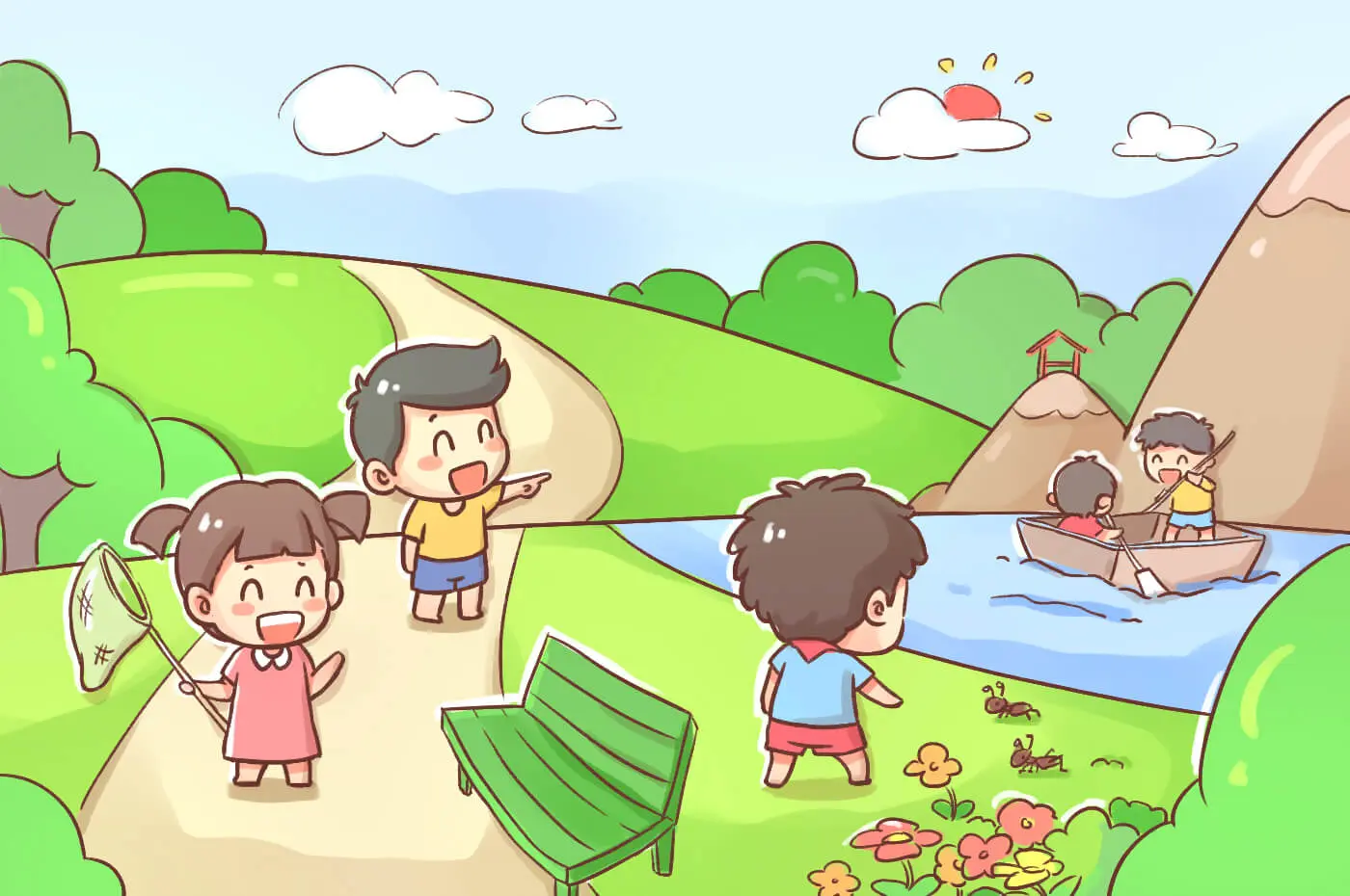 美丽的公园 - 简书