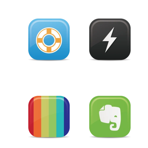 扁平app图标图片大全_扁平app图标png高清素材【免费下载】-90设计网