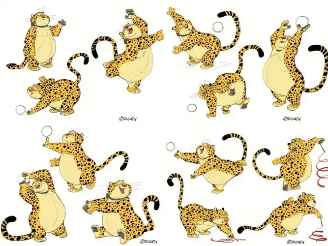 插画分享迪士尼动画疯狂动物城动物设定