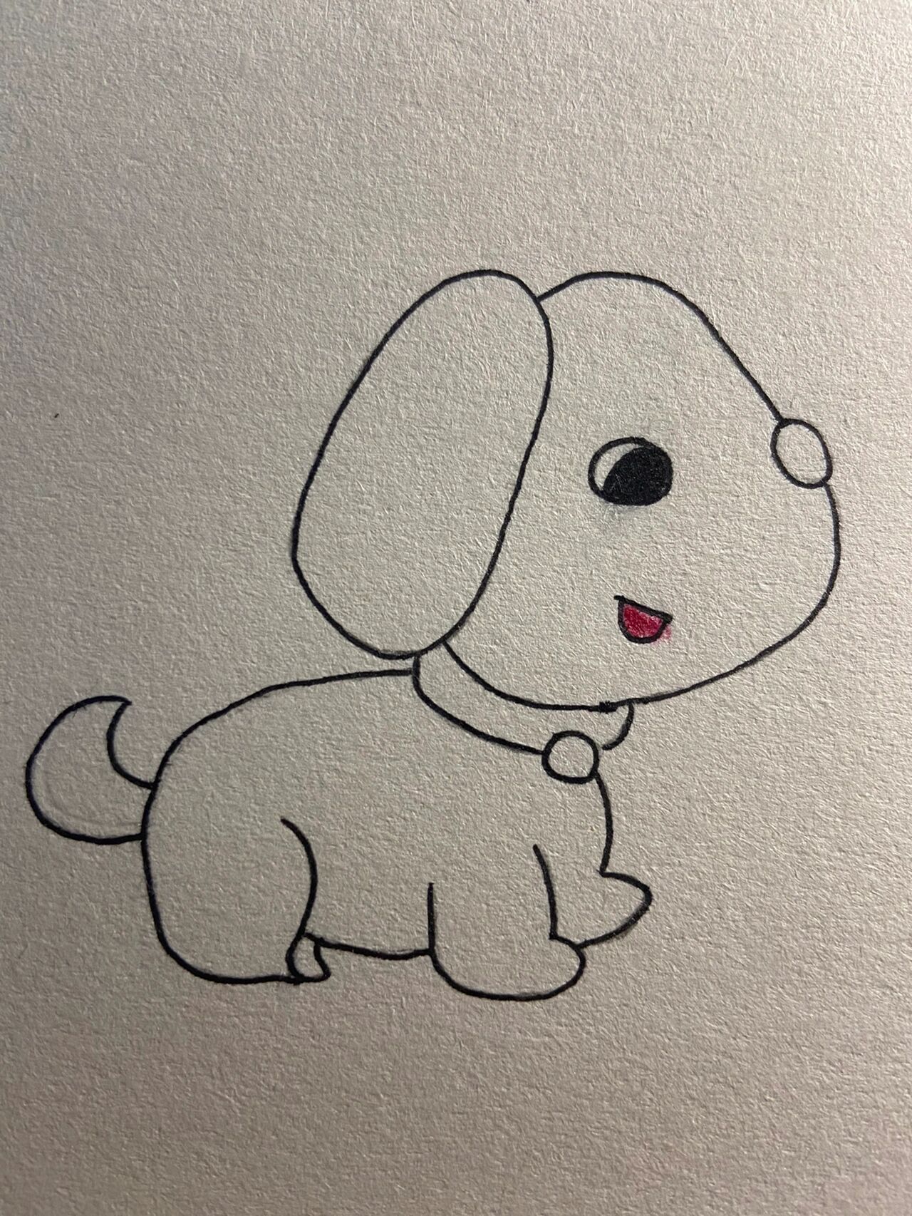 简笔画～小狗98