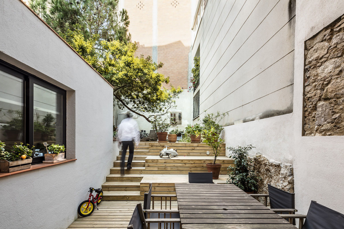 120㎡简约风装修庭院效果图