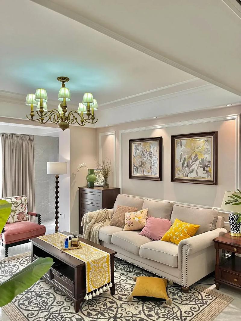 美式复古成品效果分享.偷偷告诉你,大户型装修选简约美式风格, - 抖音