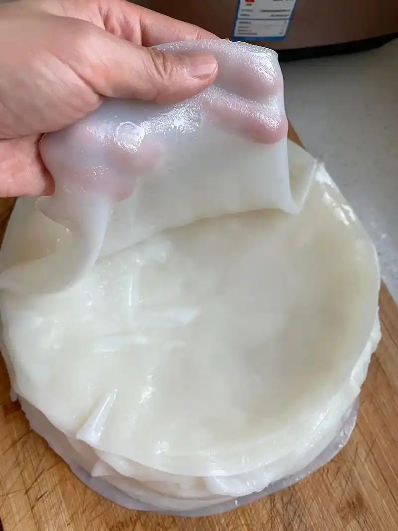 手工凉皮完成#纯手工凉皮儿 - 抖音