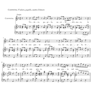 亨德尔 vadoro pupile 我爱慕你明亮的眼睛 声乐谱&钢琴伴奏谱