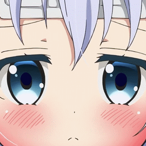 害羞脸红 - 香风智乃gif动图_香风智乃_卡通表情