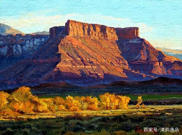 美国传统风景画家mark haworth油画作品欣赏