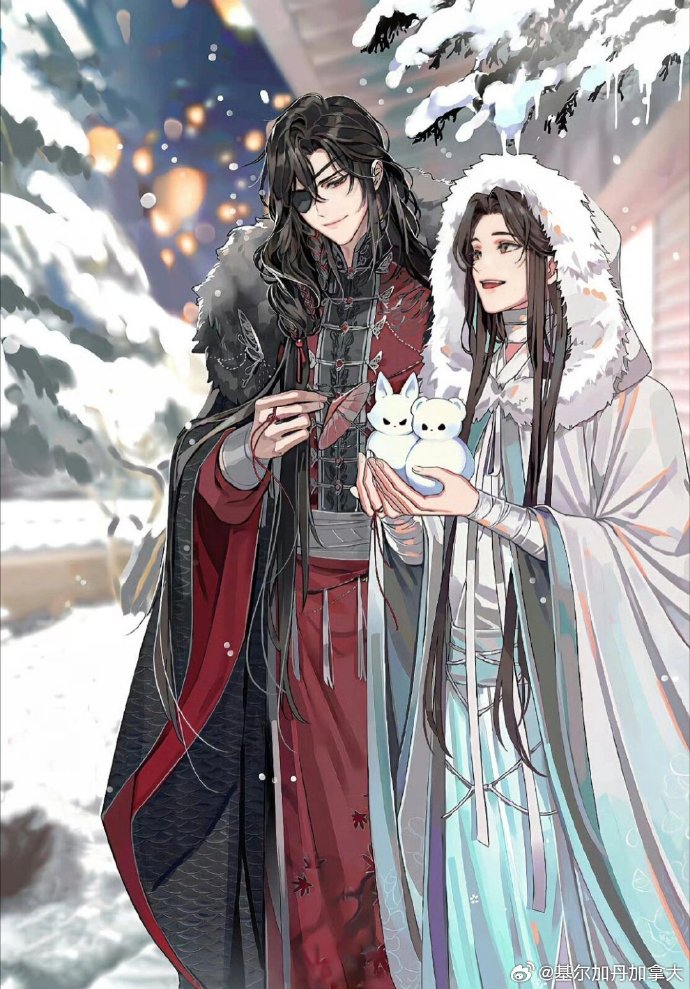 天官赐福壁纸实在是太美了天官赐福超话#谢怜##花城谢怜天生一对