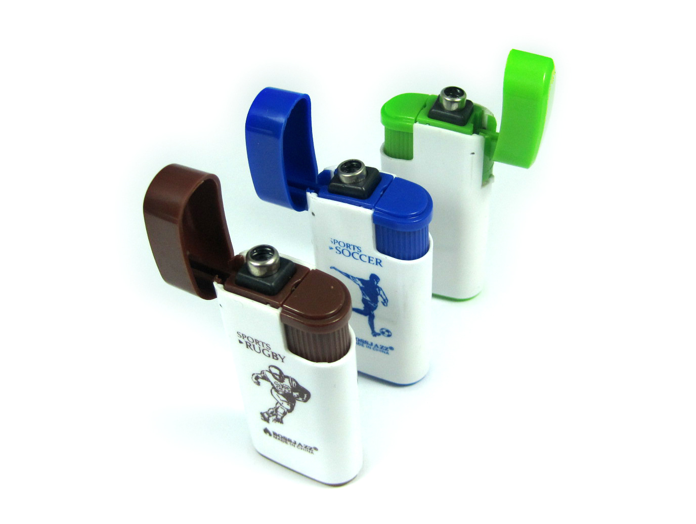 邦爵980防风打火机 透明五色打火机 翻盖邦牌火机