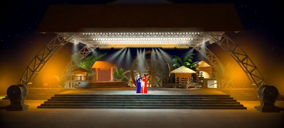 室外演出舞台效果图