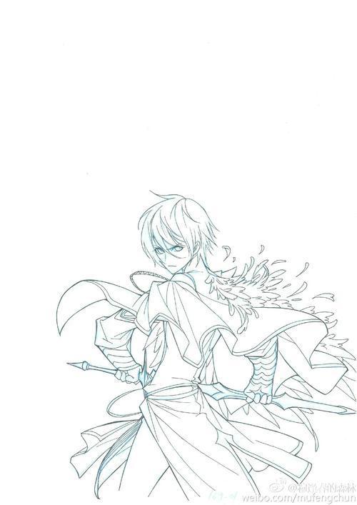 斗罗大陆唐三简笔画 武魂(斗罗大陆神剑传说唐三简笔画) -【爱个性】