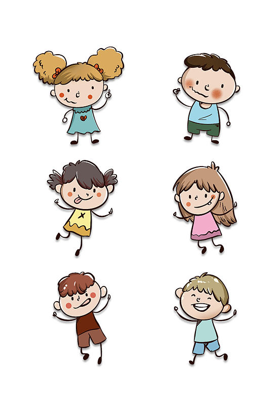 幼儿园人物卡通插画图片-幼儿园人物卡通插画素材下载-众图网