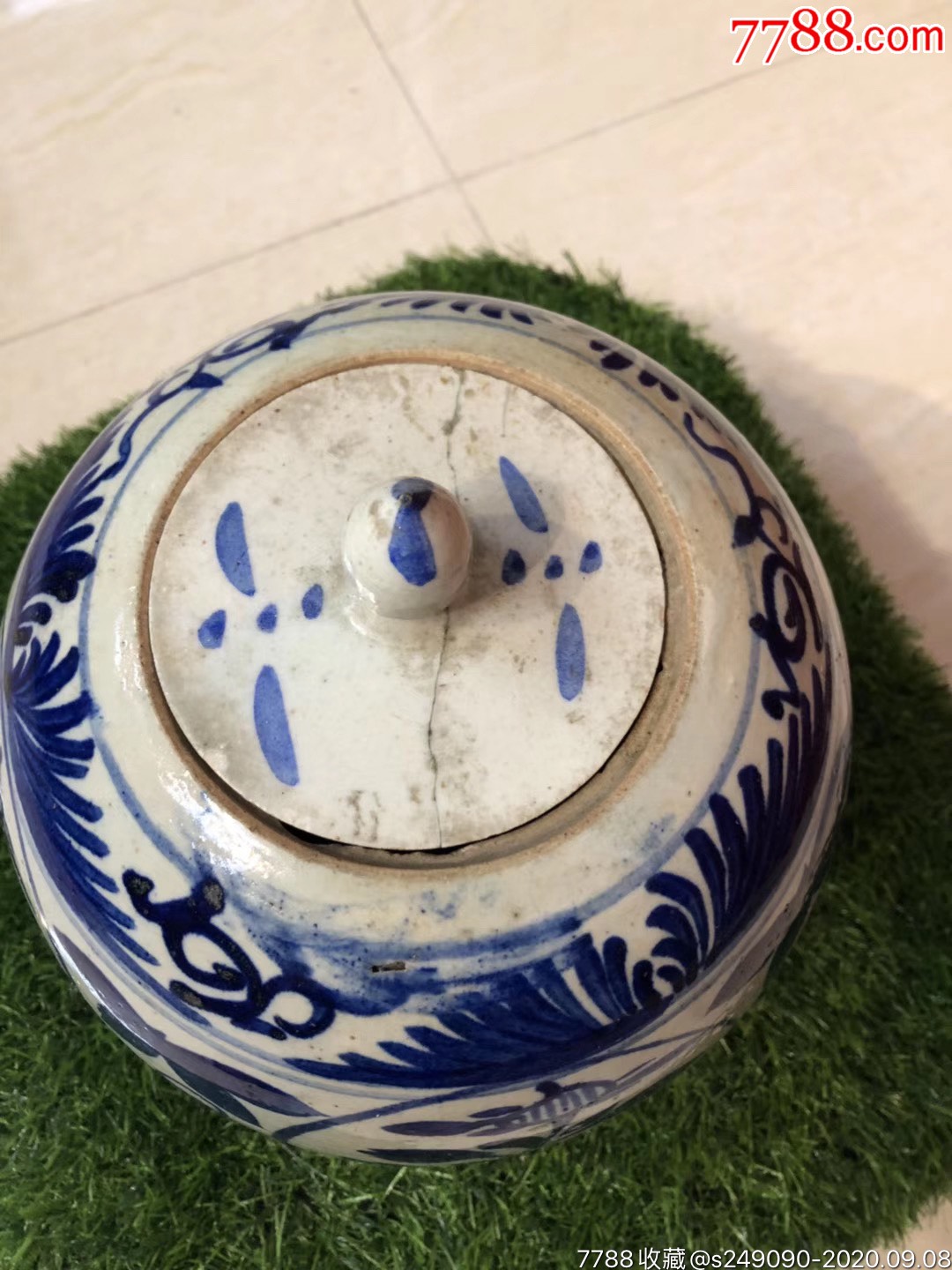 民国民窑青花罐-青花瓷-7788收藏