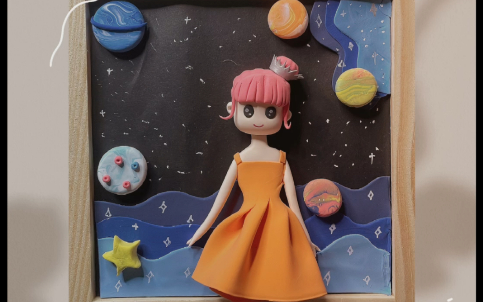 超轻黏土小公主～步骤超详细啦～一起捏起来吧!