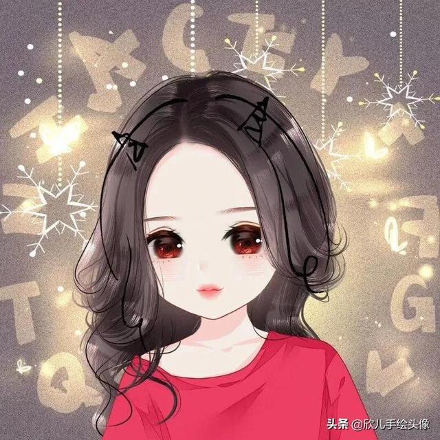 图片可爱卡通女生 动漫(超萌的可爱卡通动漫女生头像)