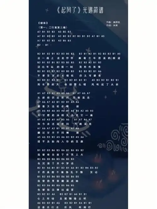 sky光遇  #光遇  #光遇琴谱  #琴谱  #简单