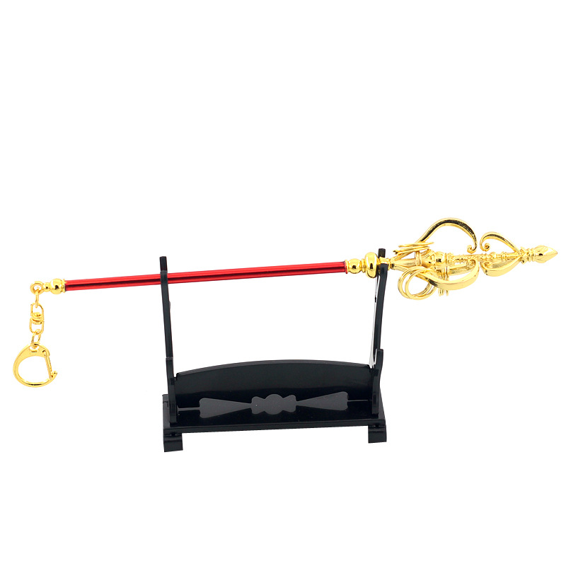 西游记周边唐僧禅杖金箍棒沙僧月牙铲新年礼盒装金属武器模型手办