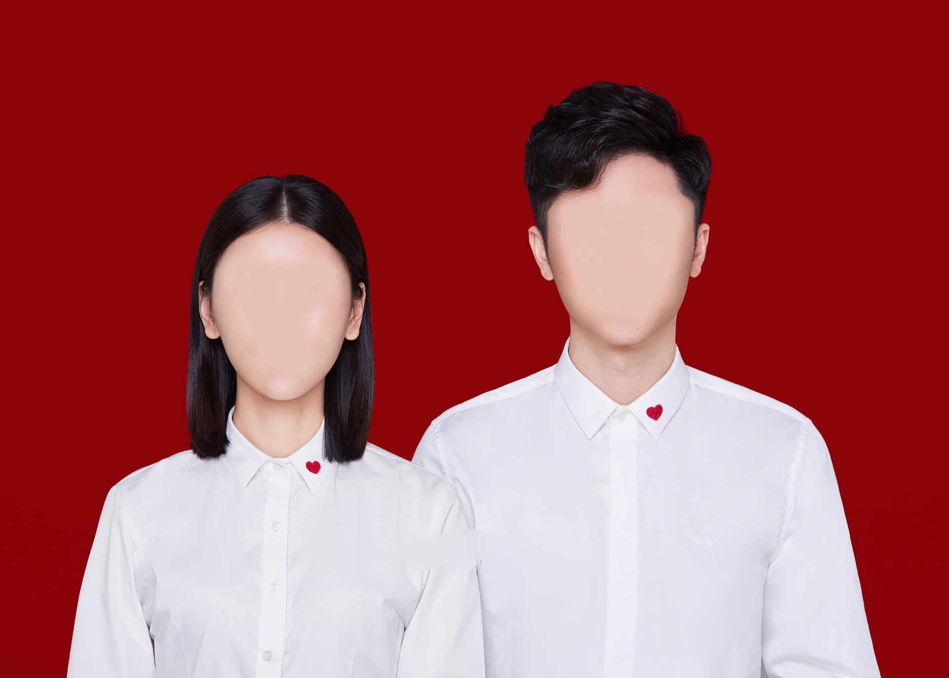 最美结婚登记照模板来了 换模板修图 再也不用担心结婚照不好看了