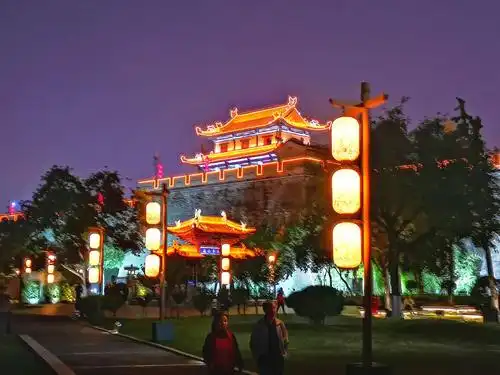 西安钟鼓楼南门———夜景