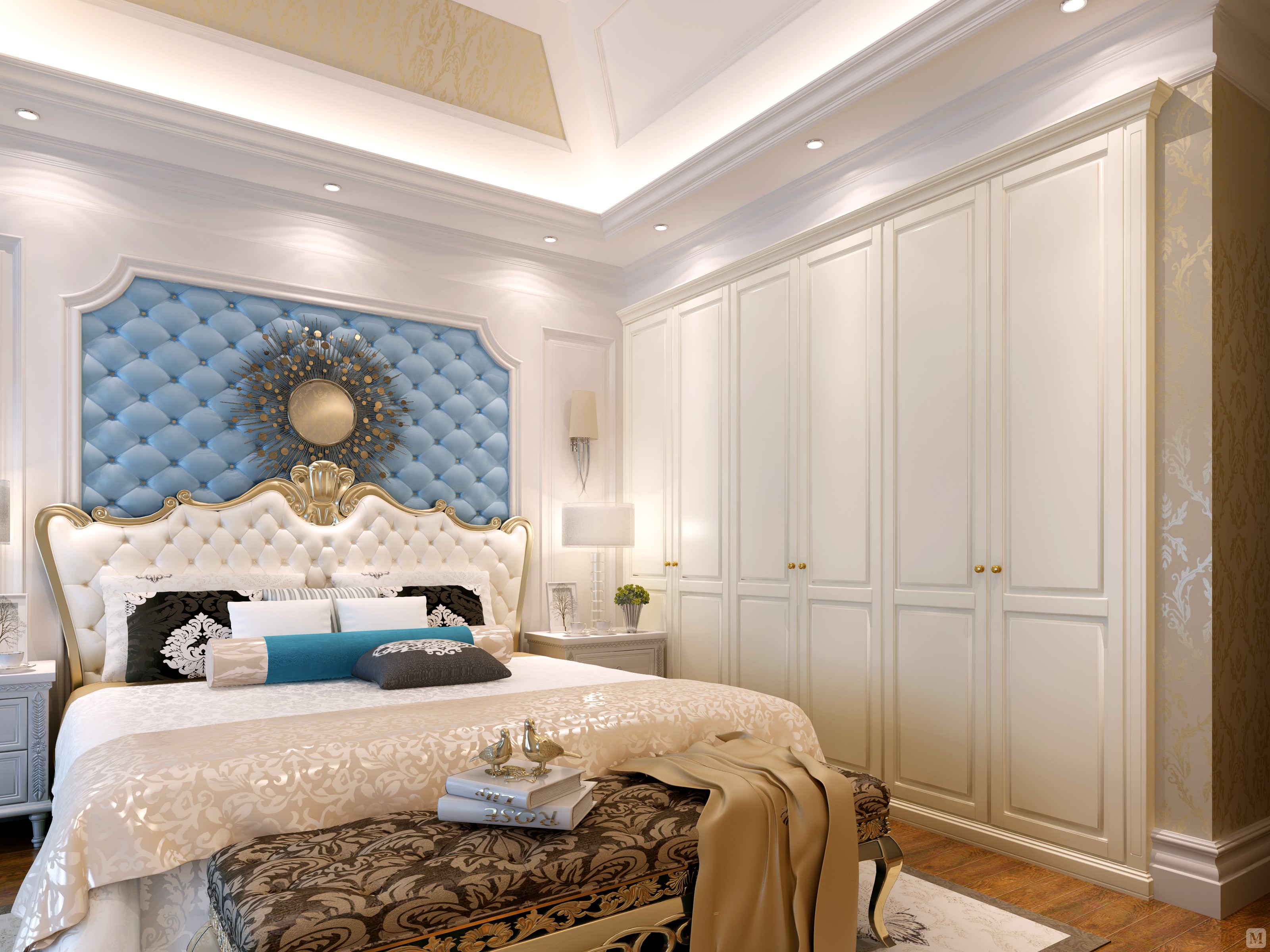 玛格 全屋定制 em04膜压衣柜 玛格