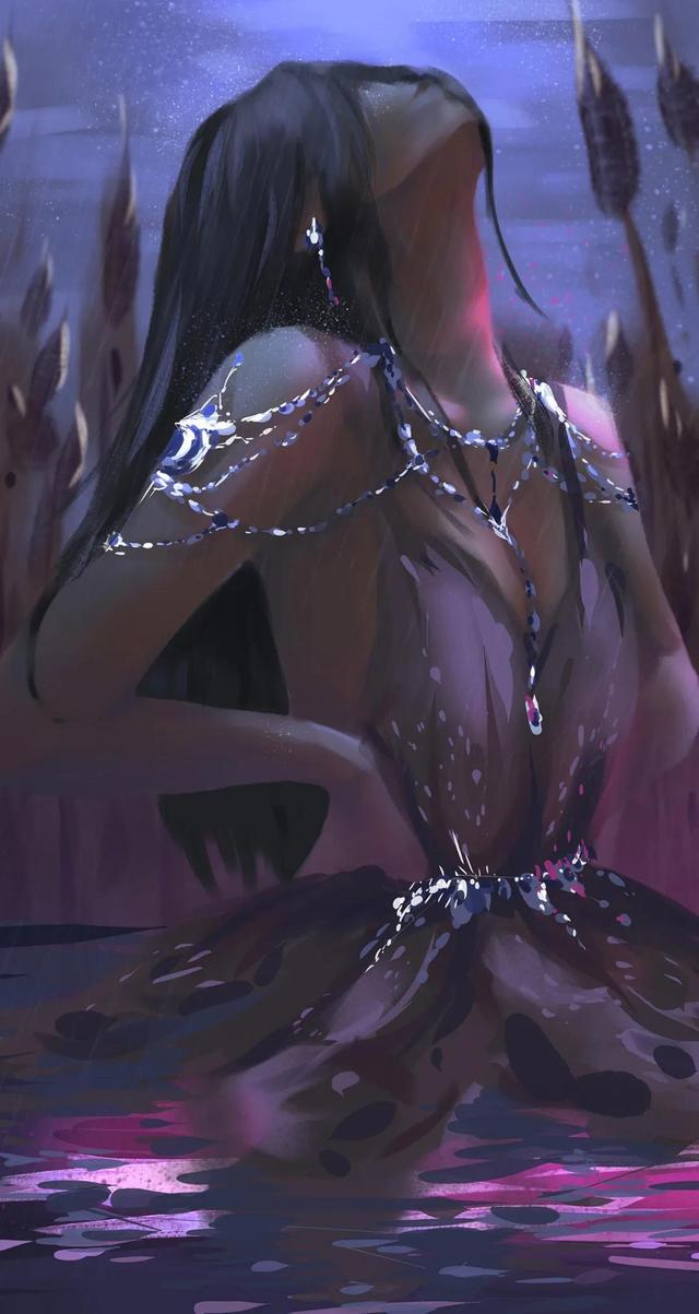 暗黑动漫御姐微丧背景图〈制作不意,拿图点赞〉(暗黑系动漫女生壁纸)