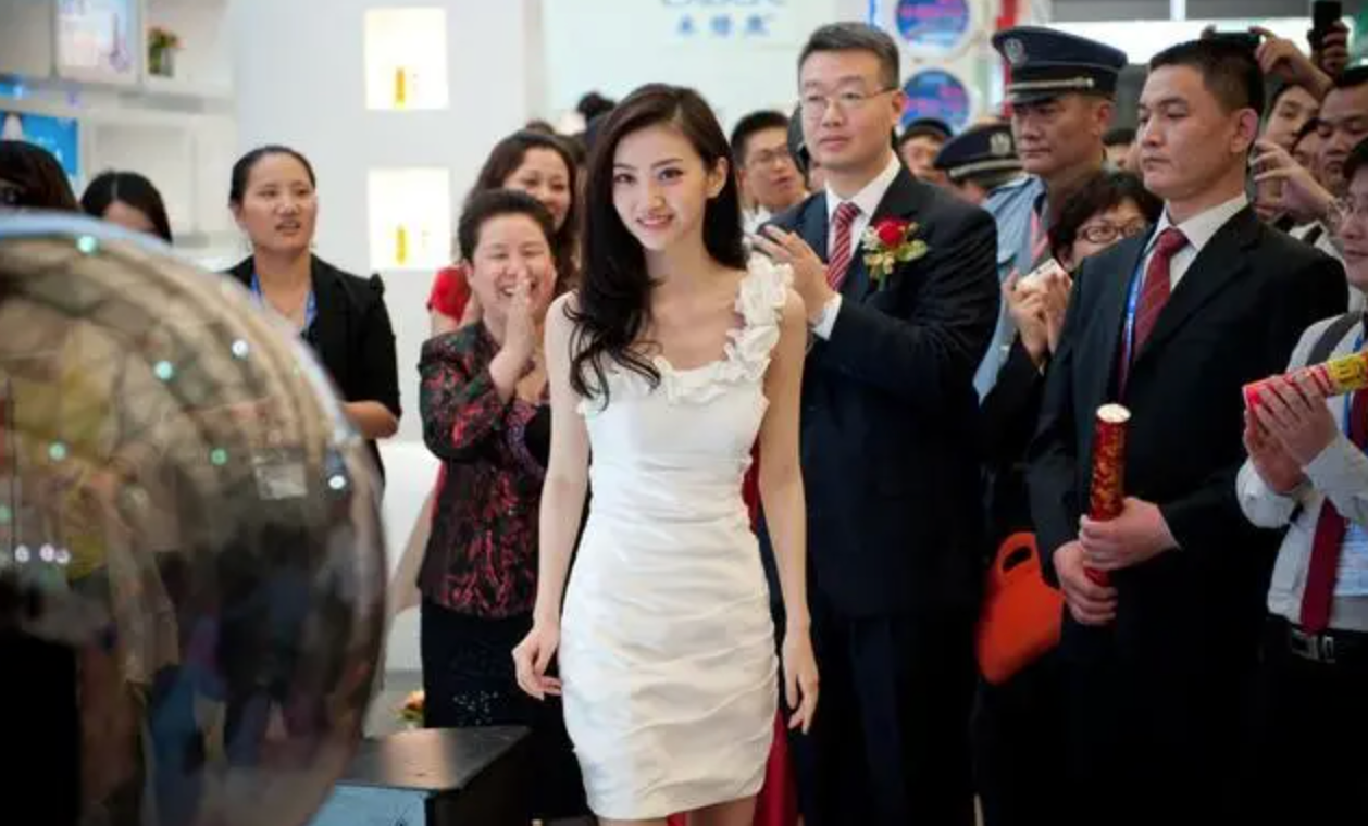 景甜与一众大咖如成龙,刘德华等共同合作,迅速成为"京城四美"之一.