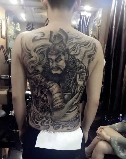 钟馗纹身图片