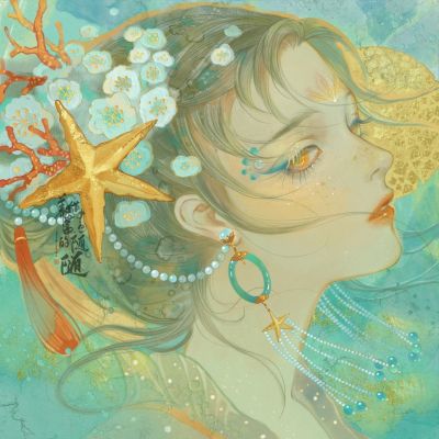 再击空明·绝美古风女头作者:小红书–养猫画画的随随_卡通动漫头像