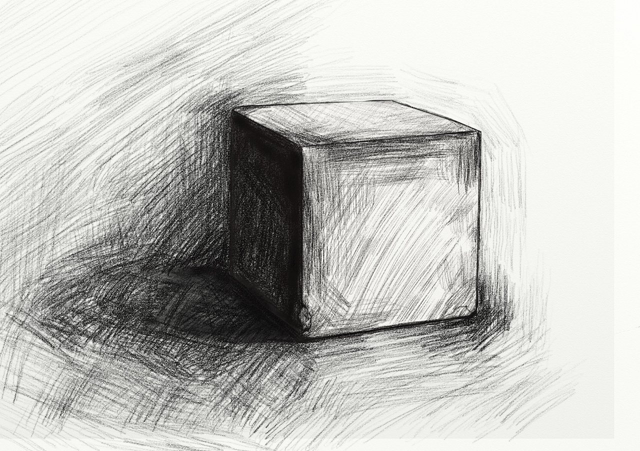 用数位板画正方体练习