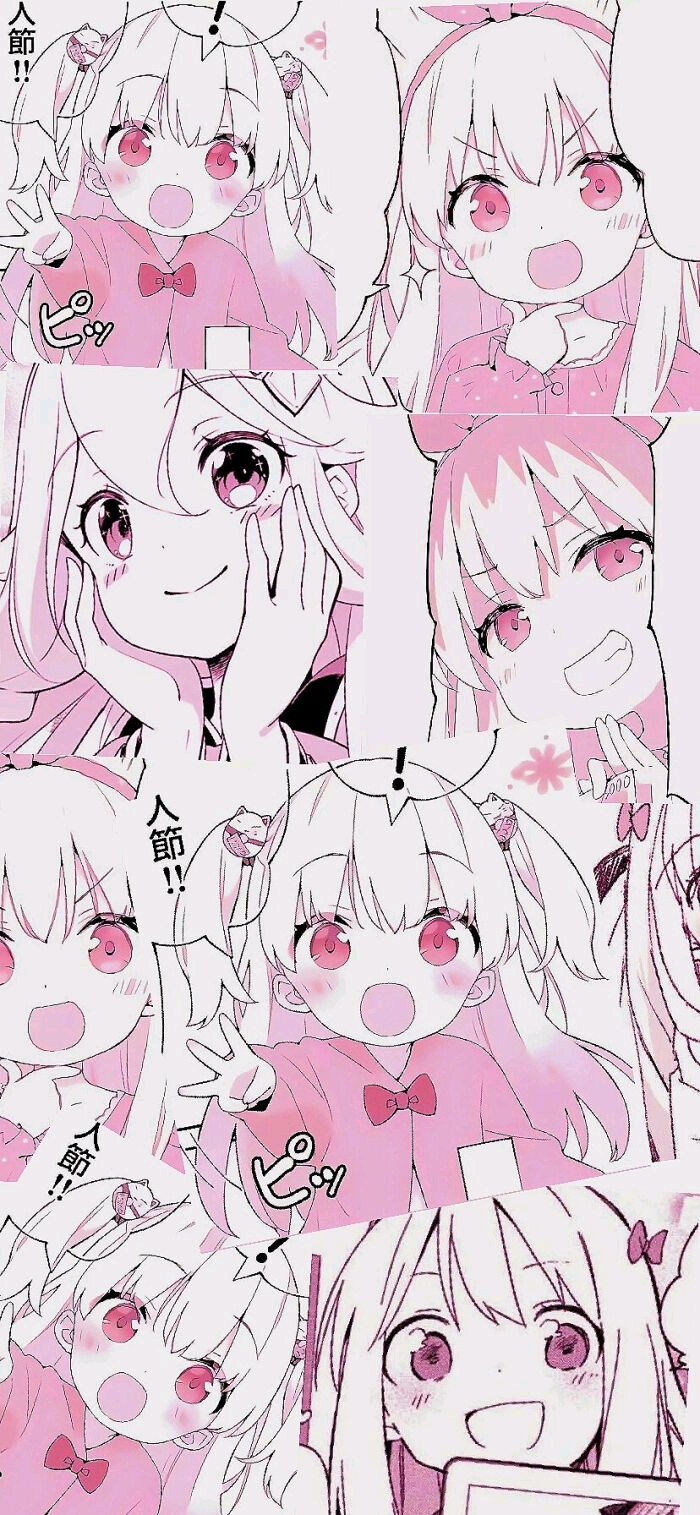 美图放送卡哇伊动漫拼接壁纸第三十九期