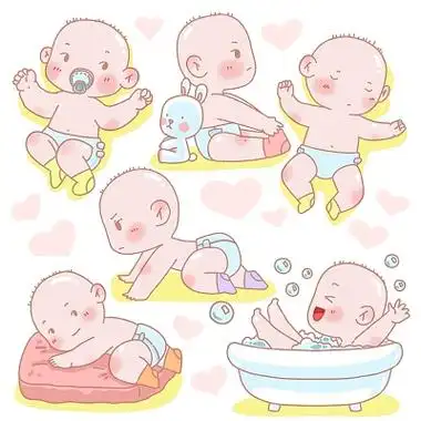可爱卡通婴儿宝宝大合集母婴