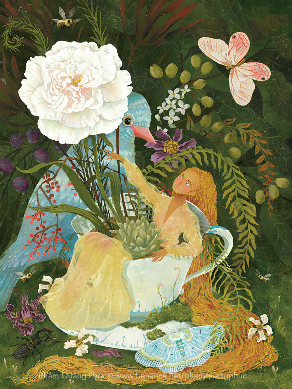 越南插画师ph55mquangphúc绘画作品676767