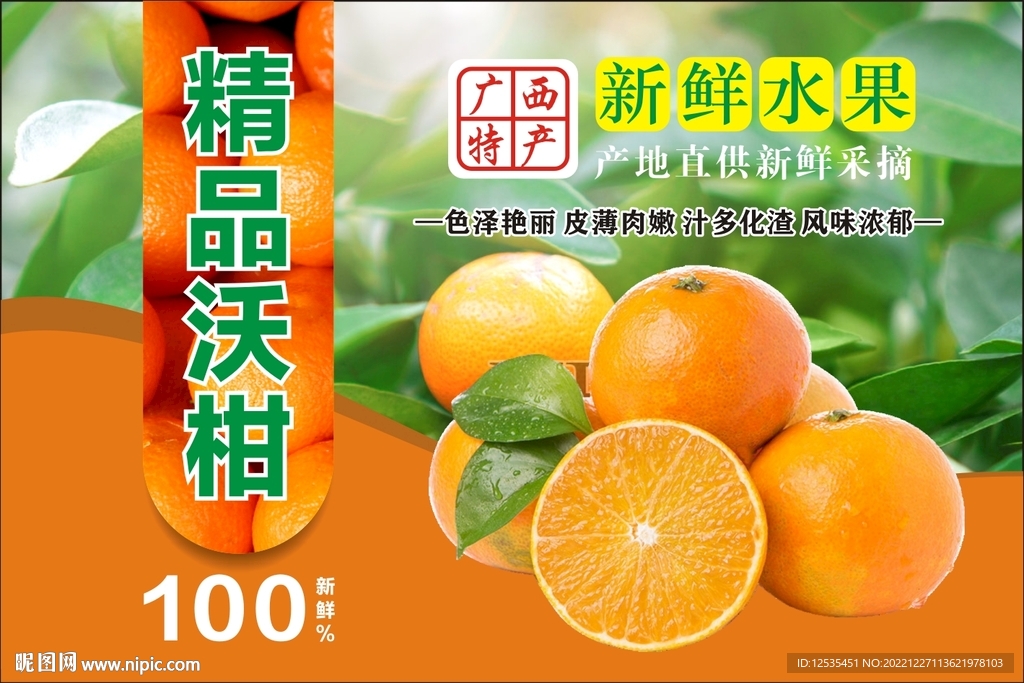 精品沃柑海报设计图__海报设计_广告设计_设计图库_昵图网nipic.com