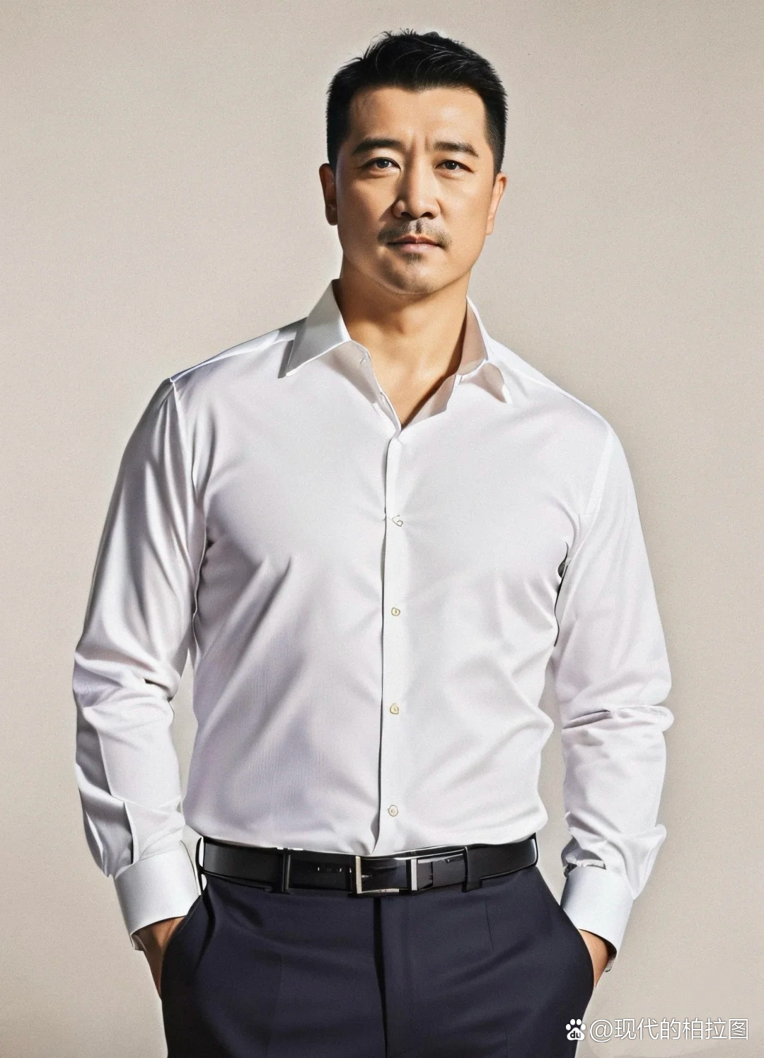 正装商务熟男大叔